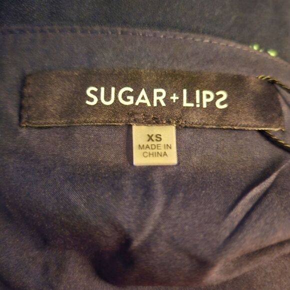 Sugar Lips Delphine Floral Puff Sleeve Crop Top New without Tags - Picture 8 of 8